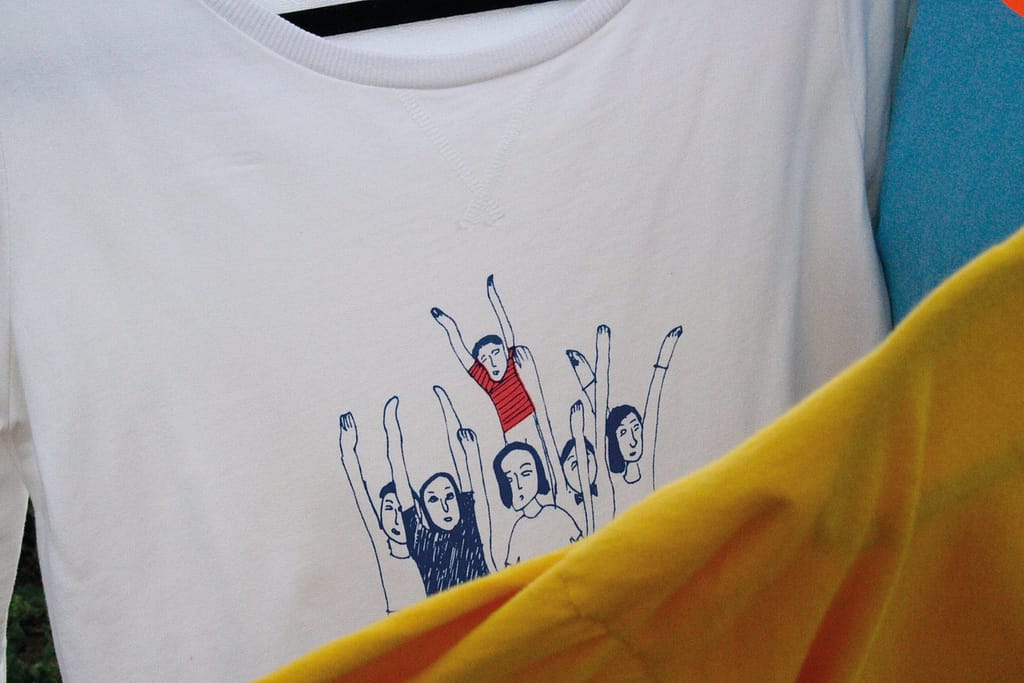 silk press tshirt design