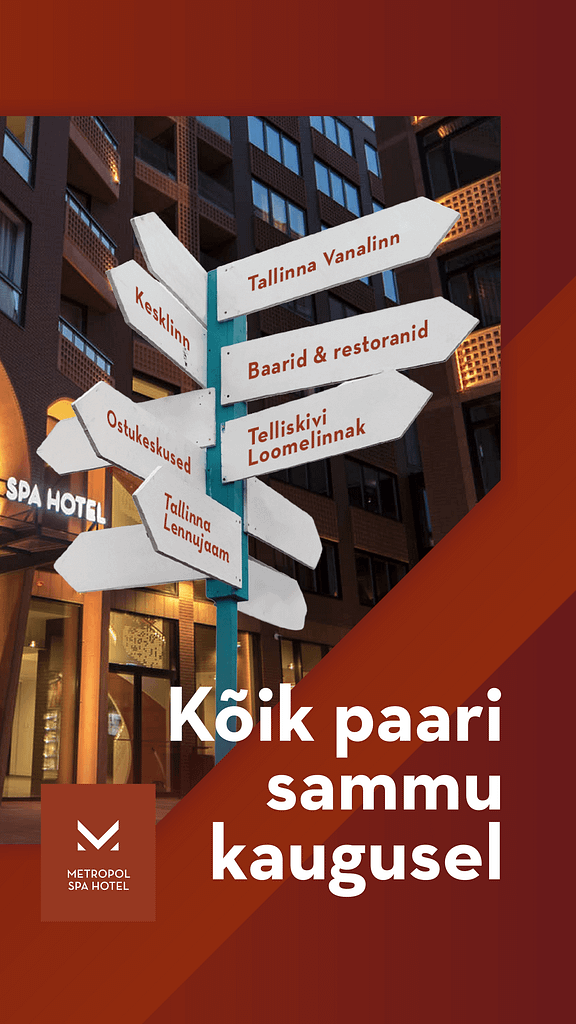 story banner design for a hotel